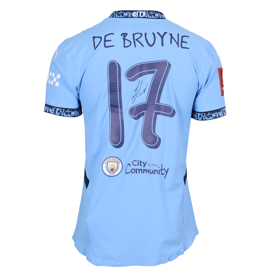 Kevin De Bruyne Manchester City jersey