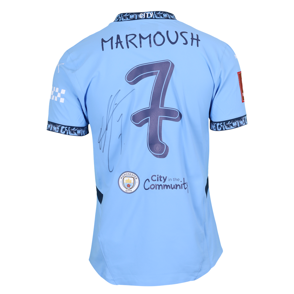 Omar Marmoush Manchester City jersey