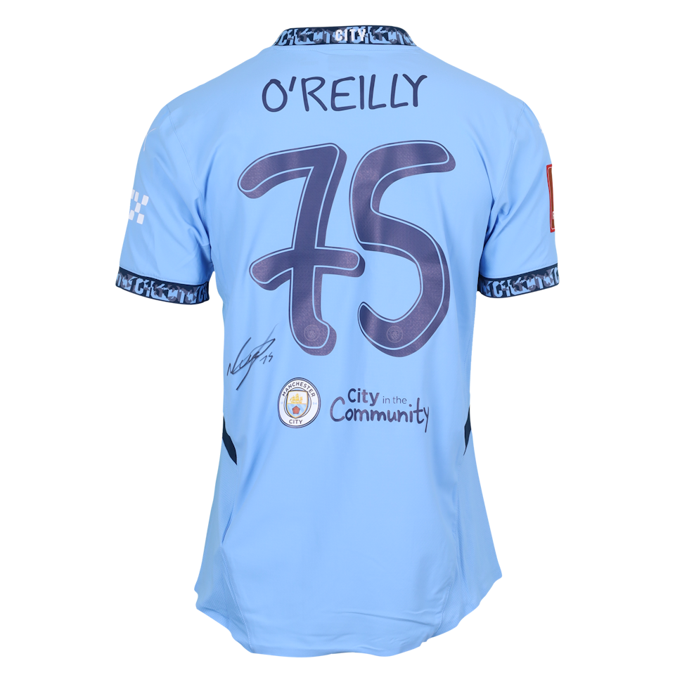 Nico O'Reilly Manchester City shirt
