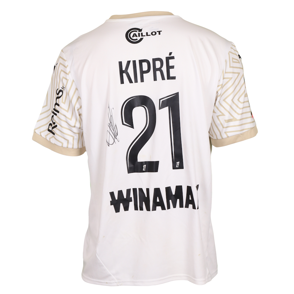 Cedric Kipre Stade de Reims shirt