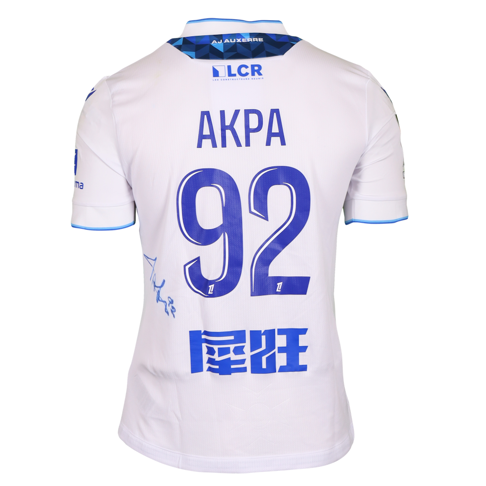Clément Akpa AJ Auxerre shirt