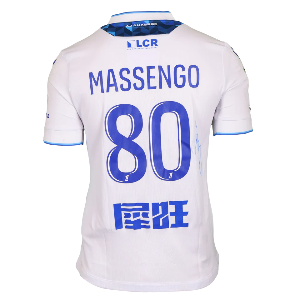 Shirt van Han-Noah Massengo AJ Auxerre