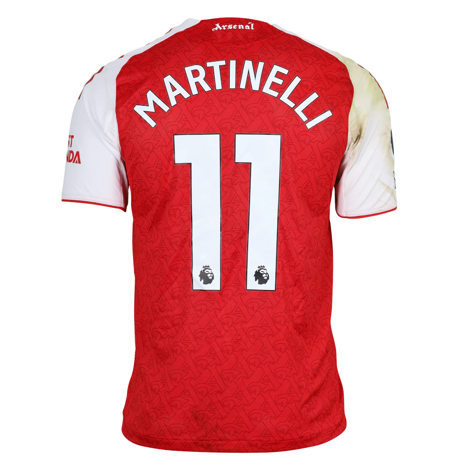 Gabriel Martinelli Arsenal camisa.