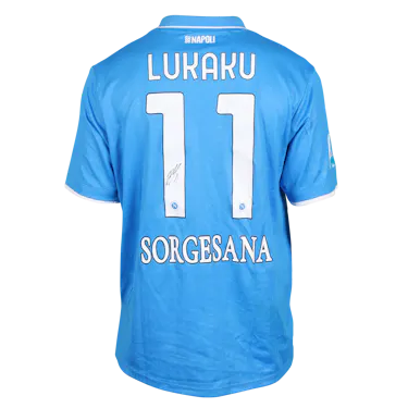 Romelu Lukaku SSC Napoli camisa.