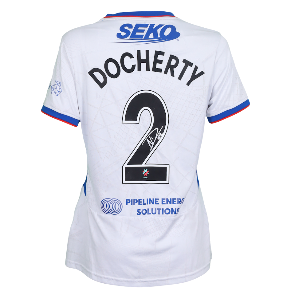 Nicola Docherty Rangers W jersey