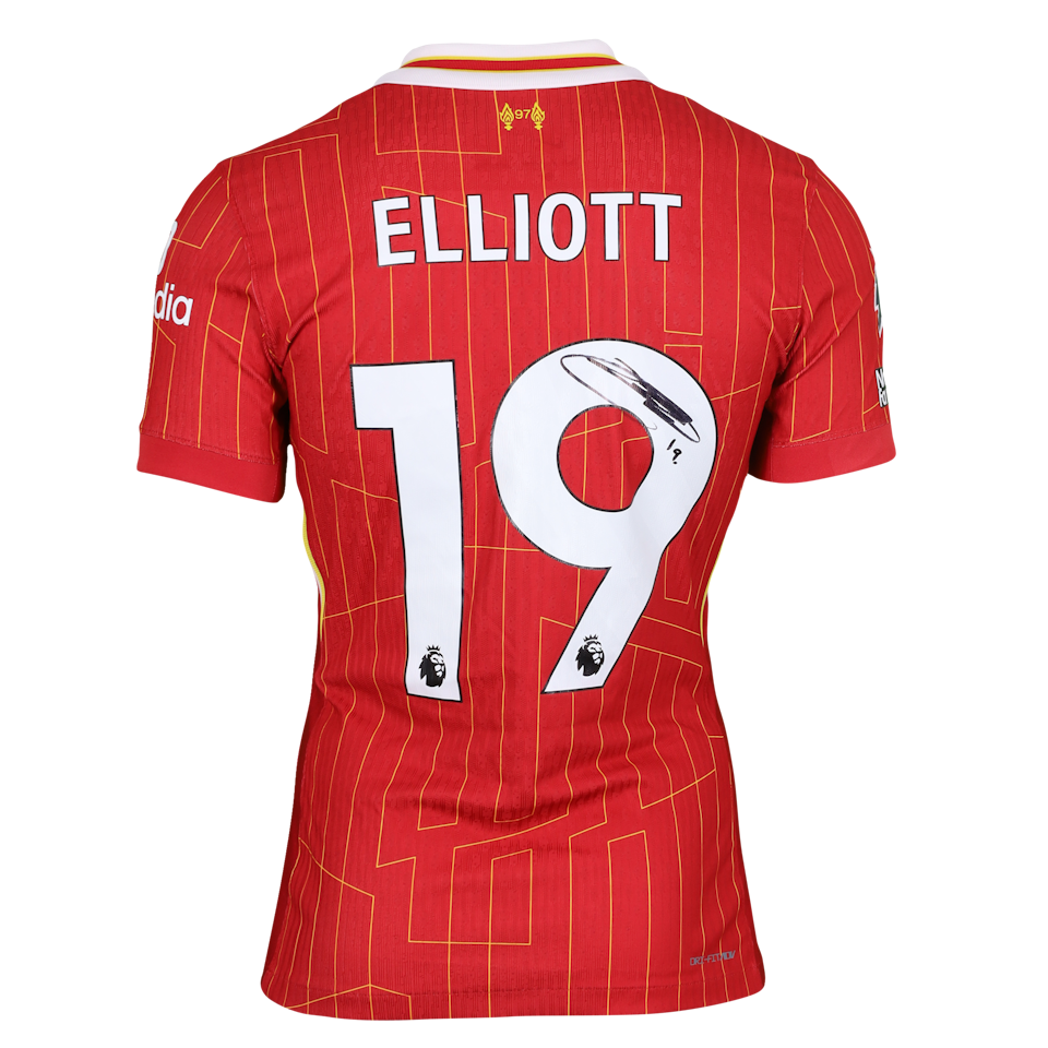 Harvey Elliot Liverpool shirt