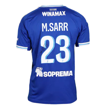 RC Strasbourg Alsace 팀의 Mamadou Sarr 셔츠