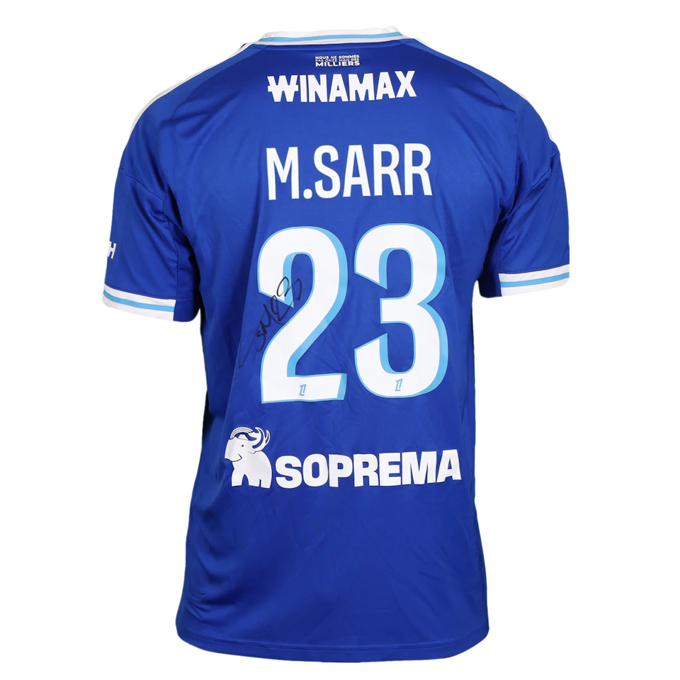RC Strasbourg Alsace 팀의 Mamadou Sarr 셔츠