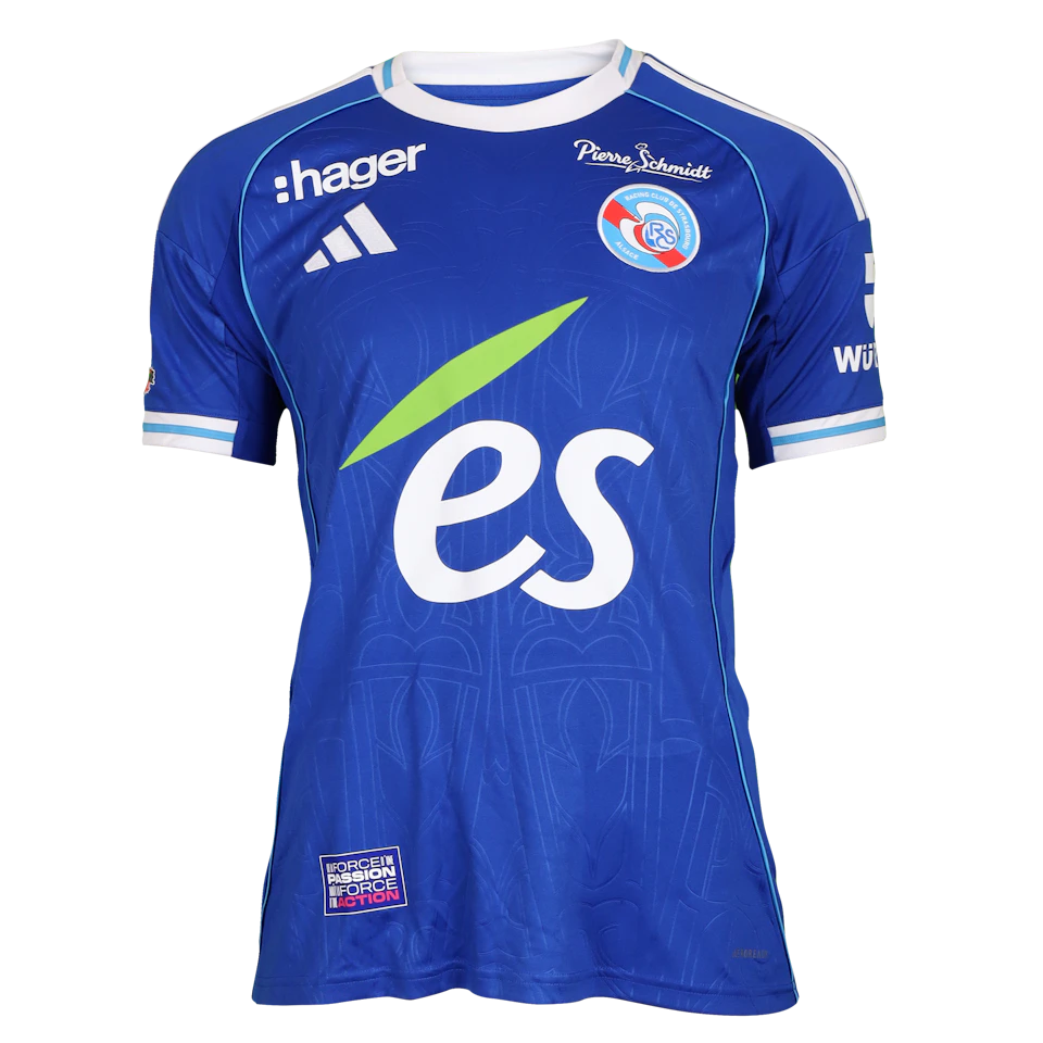 来自RC Strasbourg Alsace的Dilane Bakwa球衣