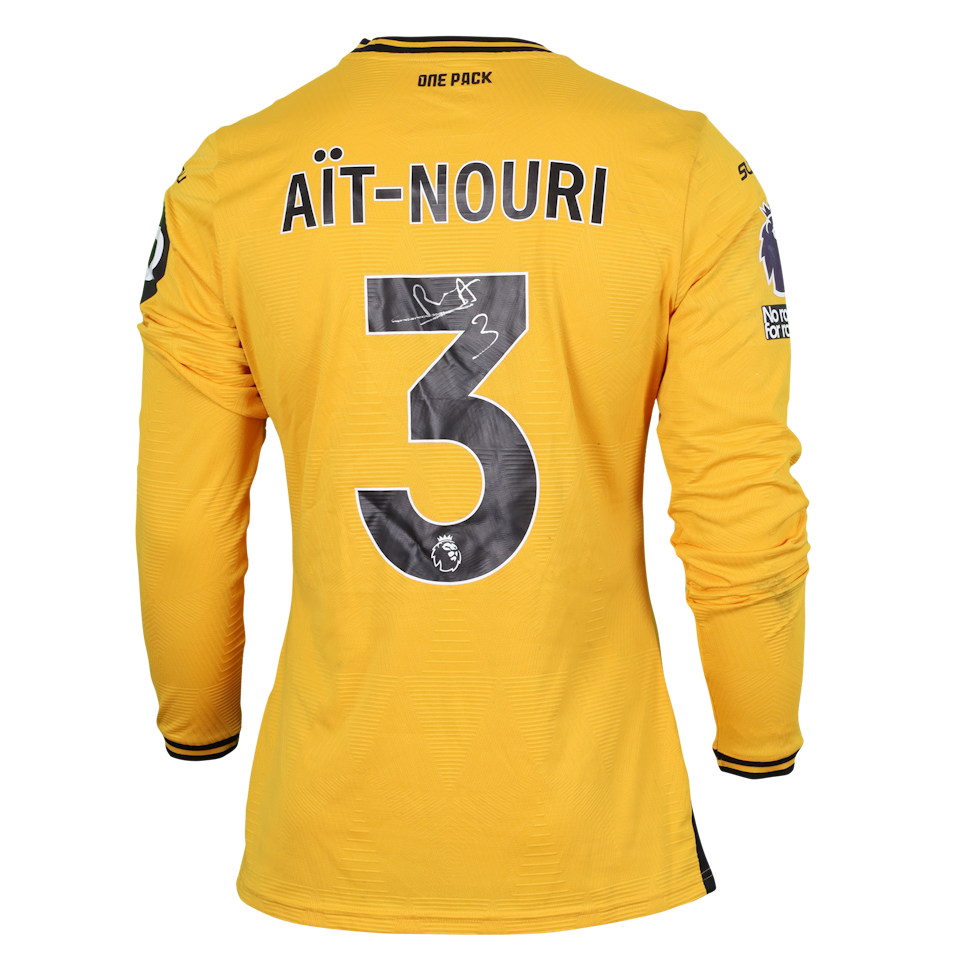 Rayan Aït Nouri Wolverhampton Wanderers shirt