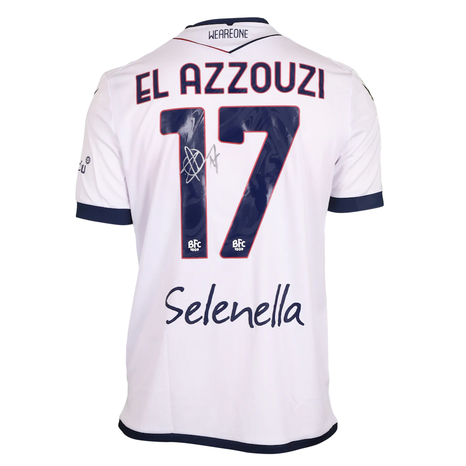 来自Bologna Fc 1909的Oussama El Azzouzi球衣