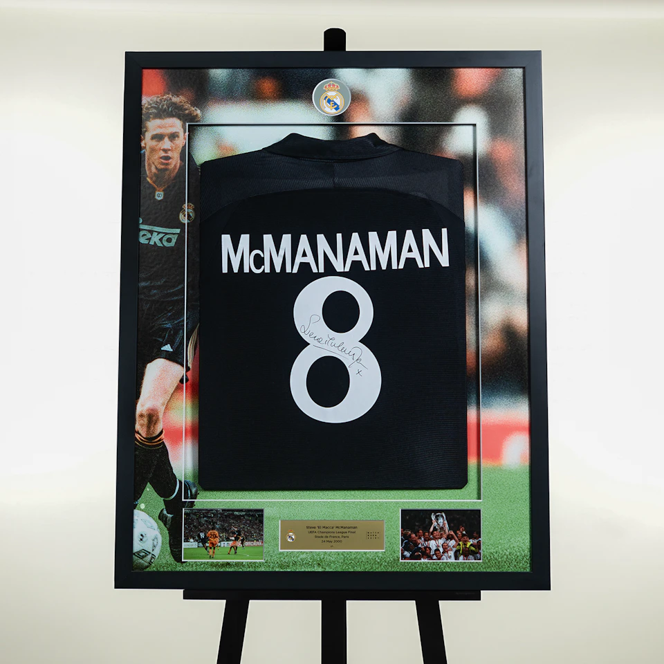 Limited Edition Framed Steve McManaman Shirt #8