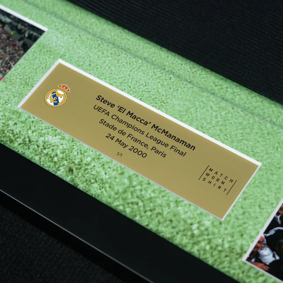 Limited Edition Framed Steve McManaman Shirt #8