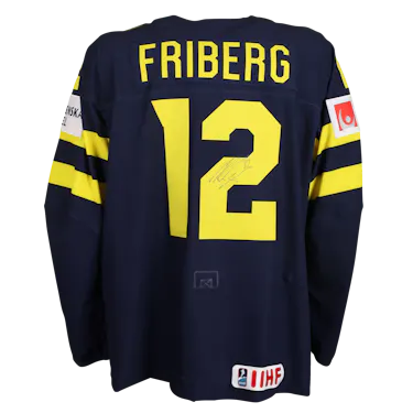 来自Swedish Ice Hockey的Max Friberg球衣