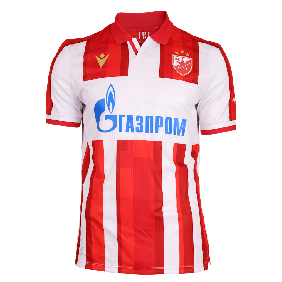 Veljko Milosavljević FK Crvena zvezda shirt