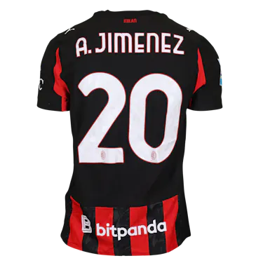 来自AC Milan的Alejandro Jiménez Sánchez球衣
