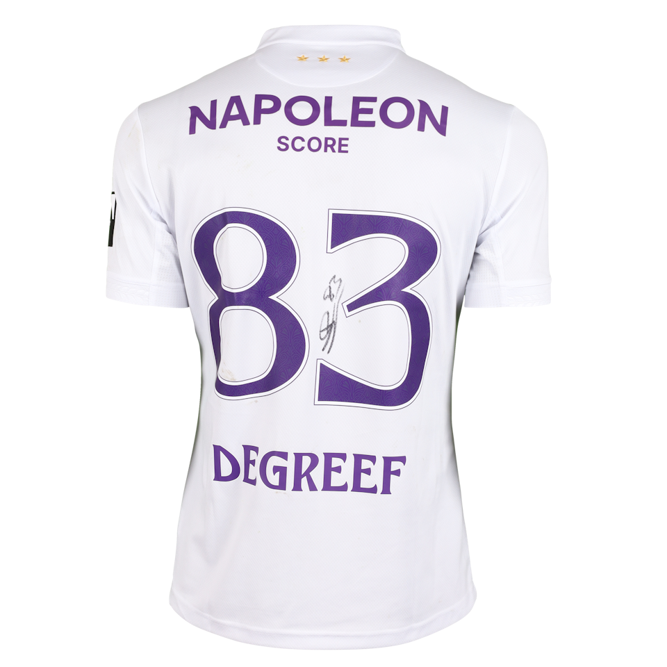 Camisola de Tristan Degreef, RSC Anderlecht