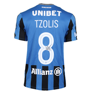 Club Brugge 팀의 Christos Tzolis 셔츠