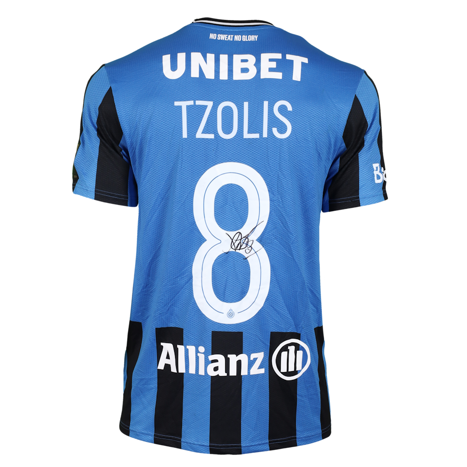 Club Brugge 팀의 Christos Tzolis 셔츠