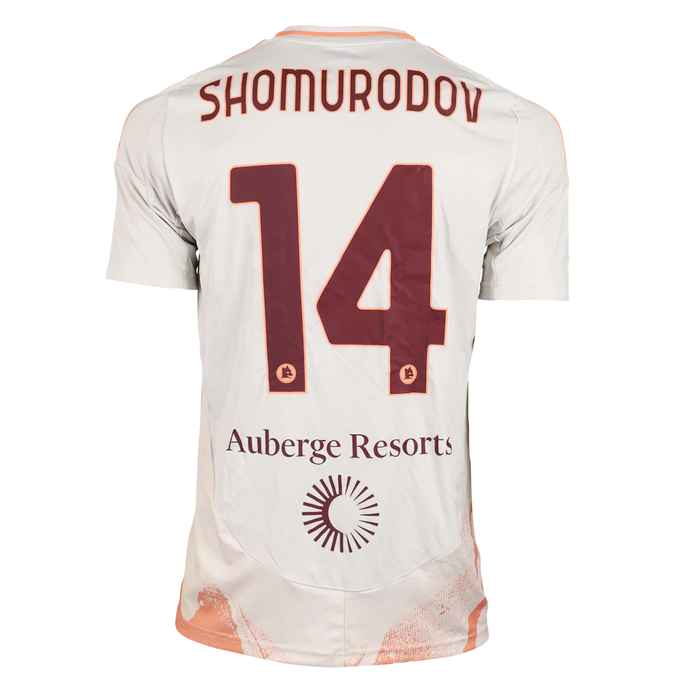 来自AS Roma的Eldor Shomurodov球衣