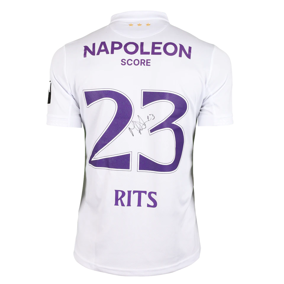 RSC Anderlecht 팀의 Mats Rits 셔츠