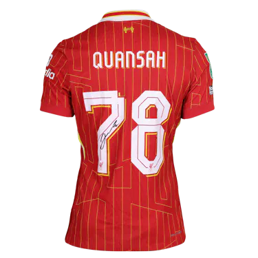 Jarell Quansah Liverpool shirt