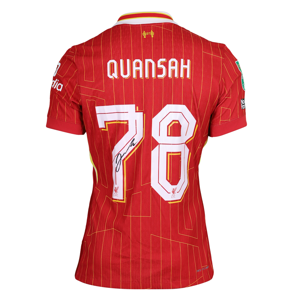 Jarell Quansah Liverpool shirt