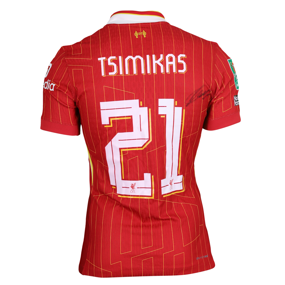 Konstantinos Tsimikas Liverpool shirt