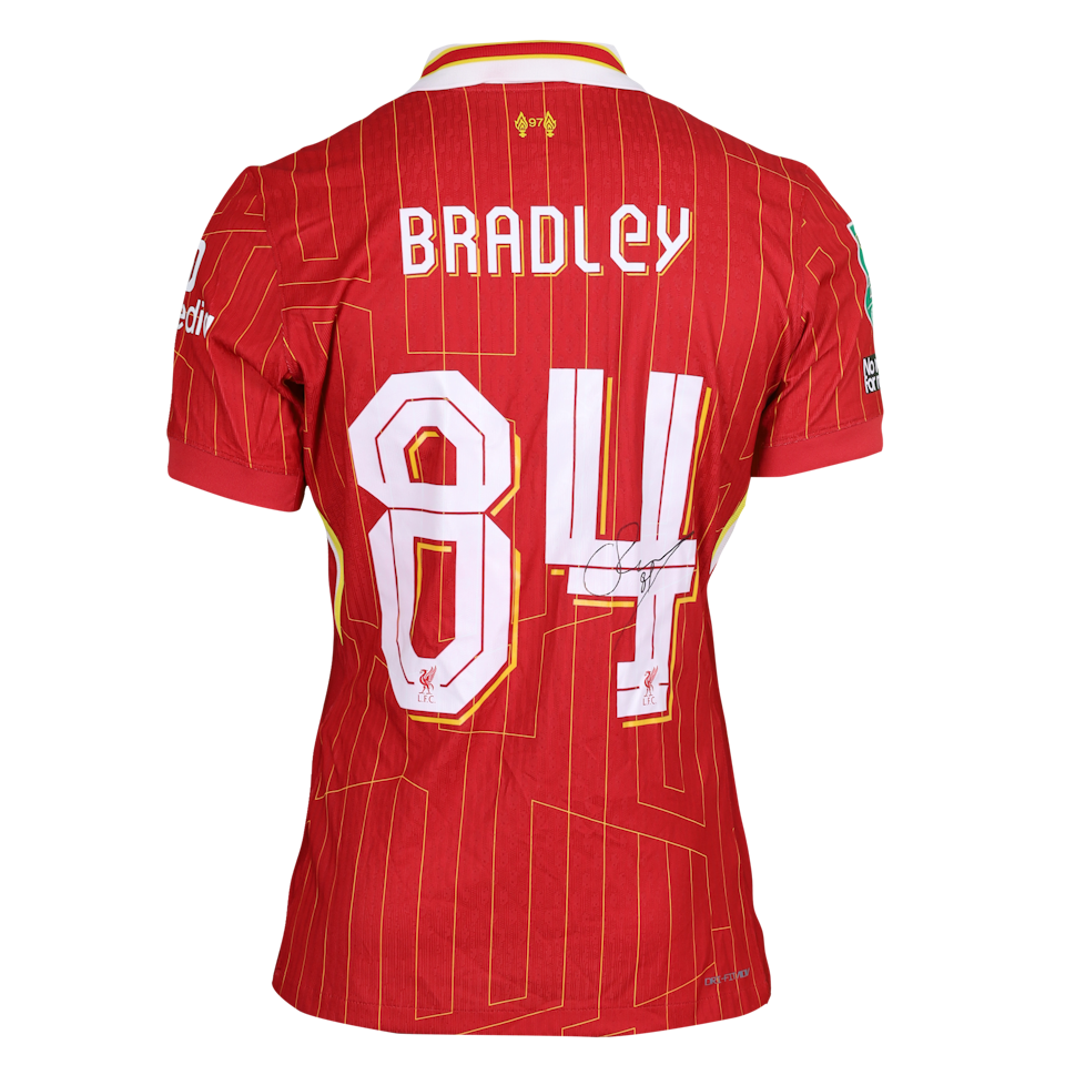 Conor Bradley Liverpool shirt