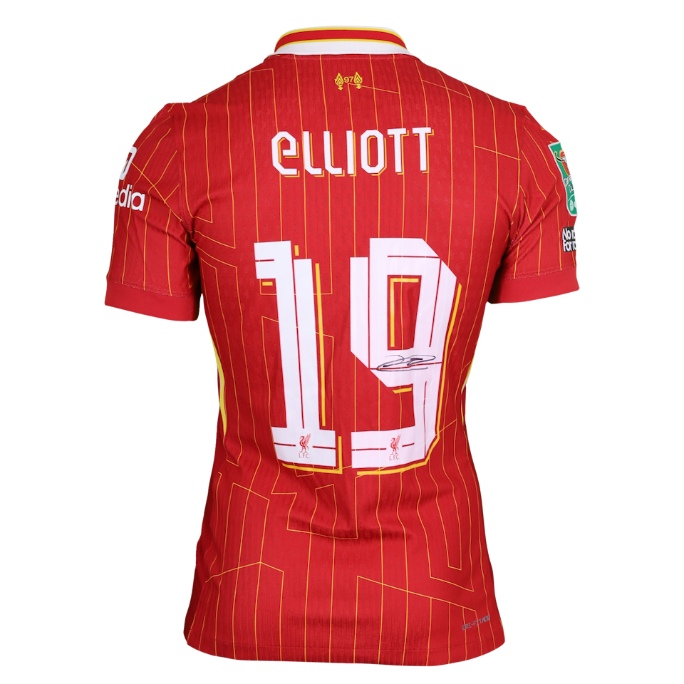 Harvey Elliot Liverpool shirt
