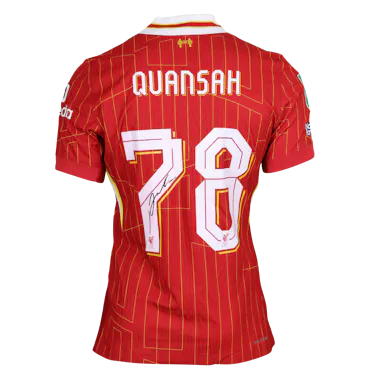 Jarell Quansah Liverpool shirt