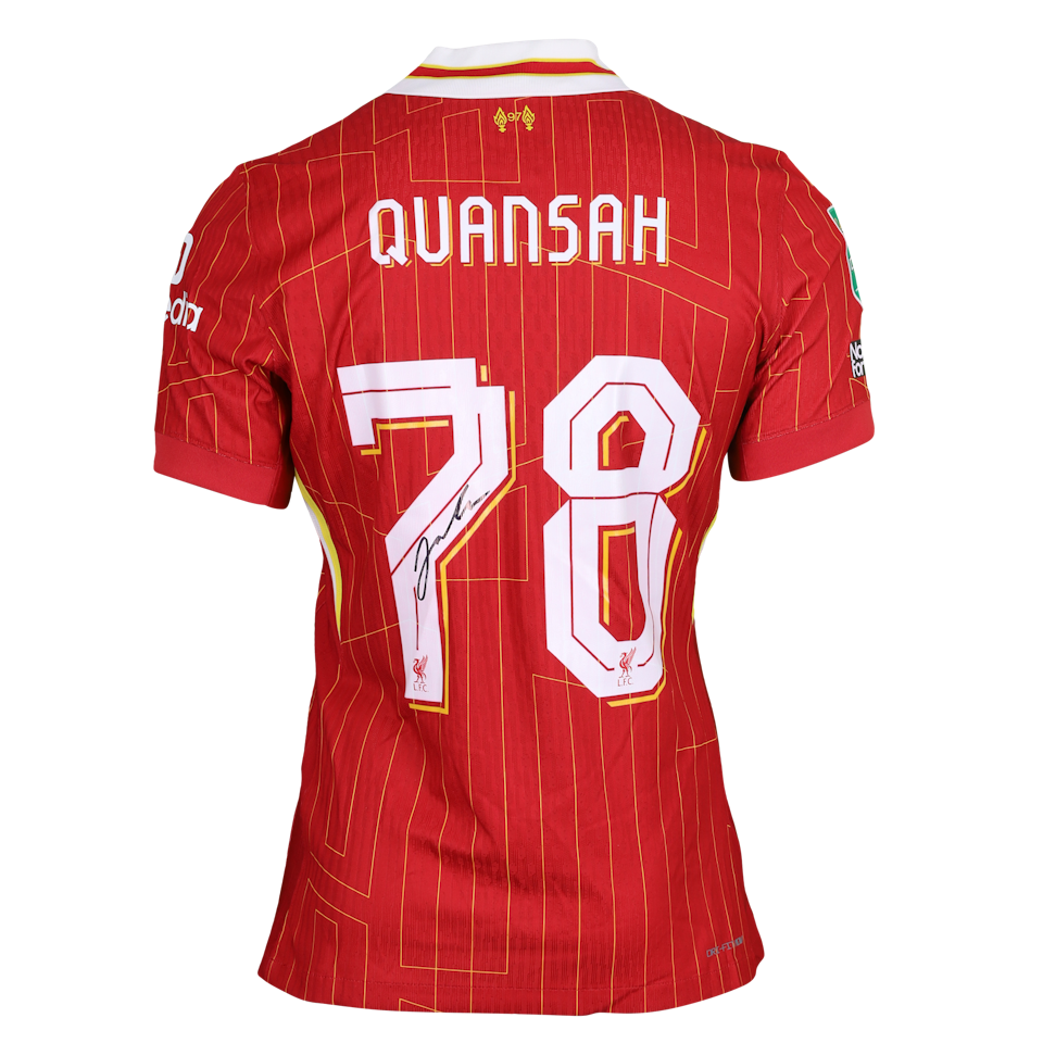Jarell Quansah Liverpool shirt