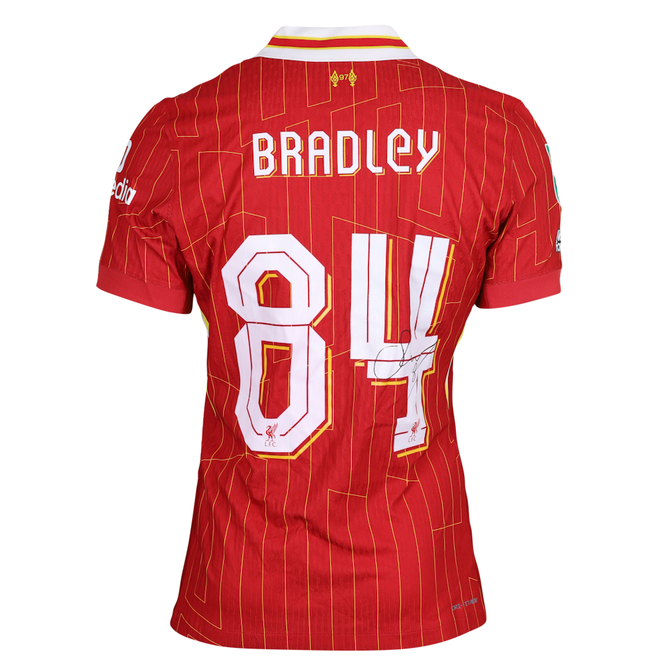 Conor Bradley Liverpool shirt