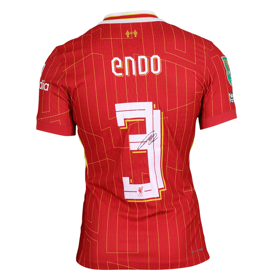Wataru Endo Liverpool shirt