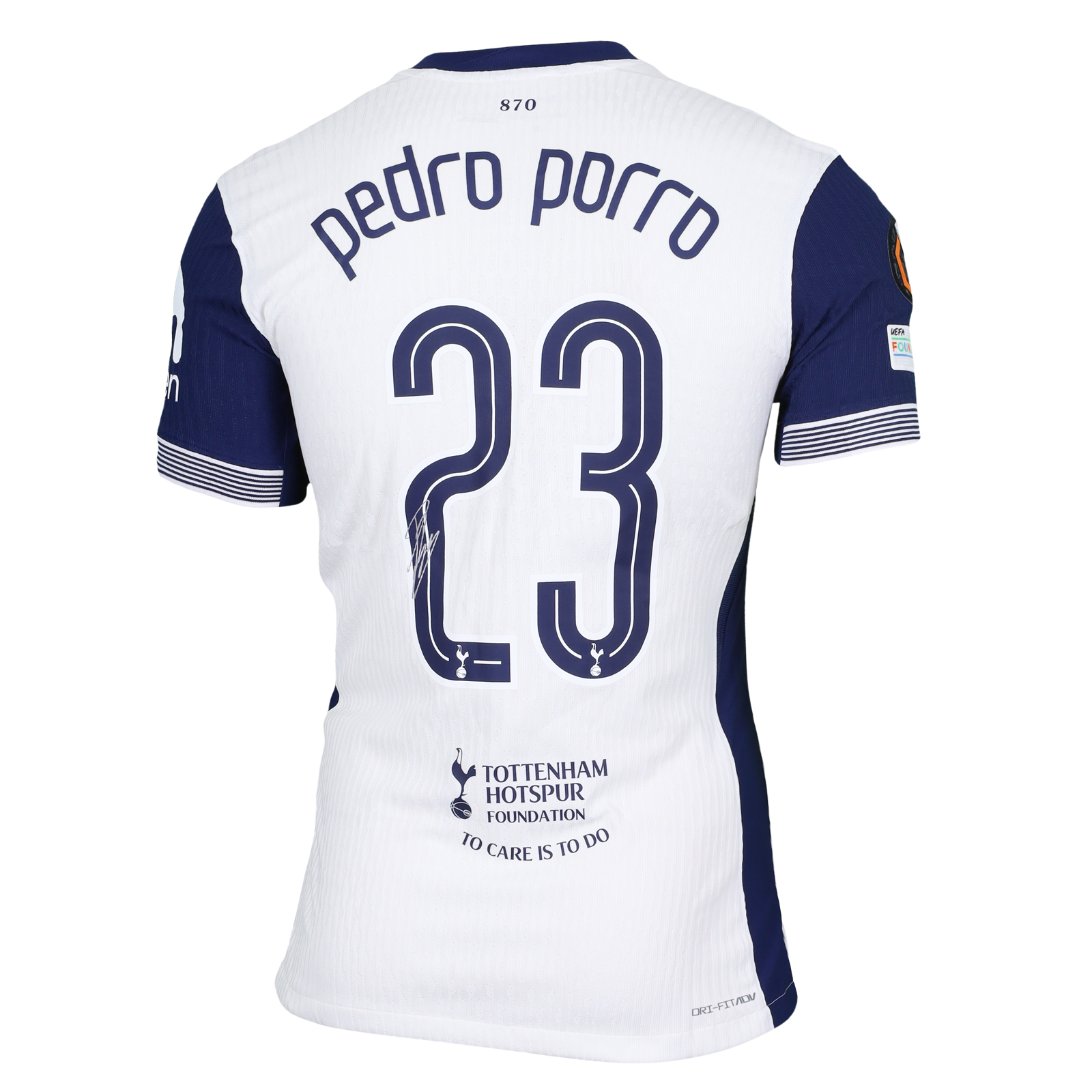 Pedro Porro Tottenham Hotspur shirt