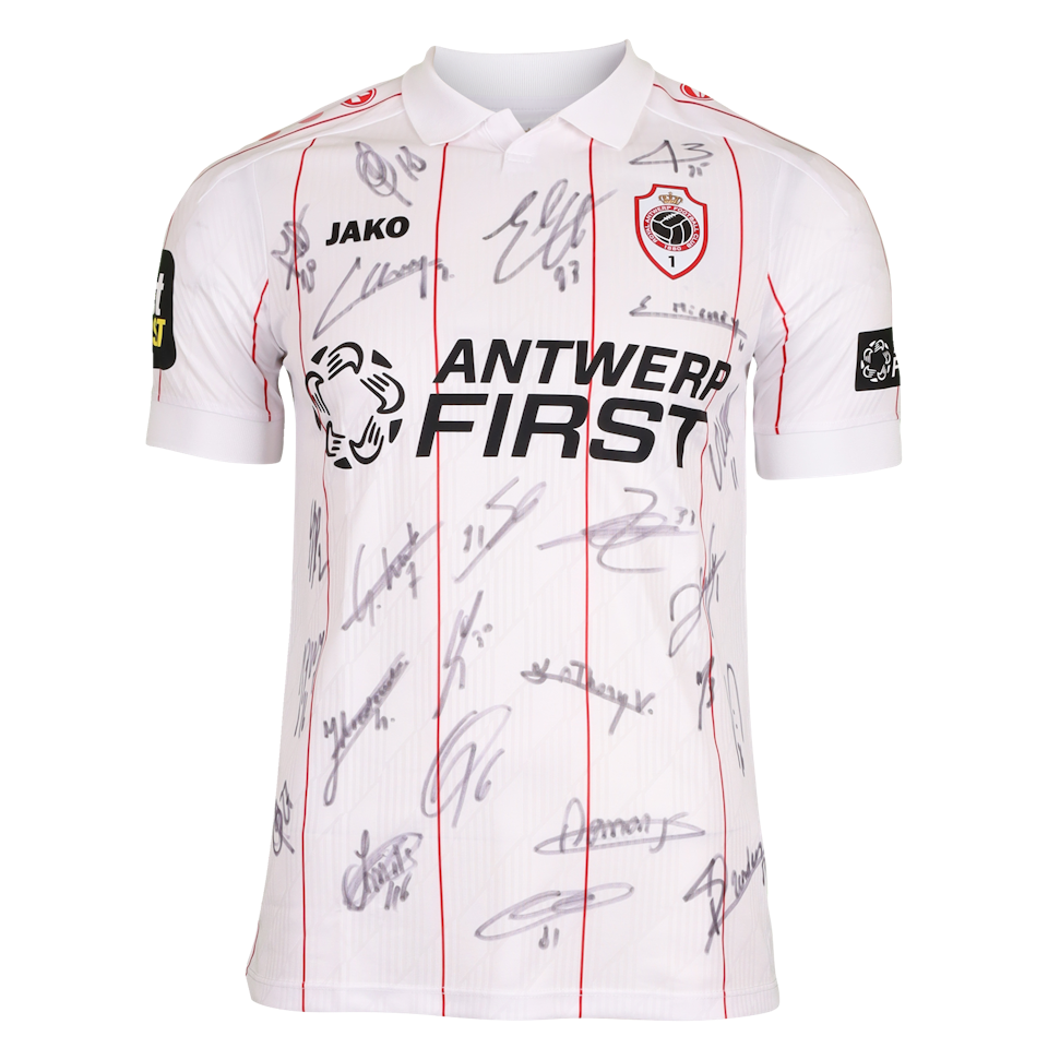 Squad Signed Shirt Away