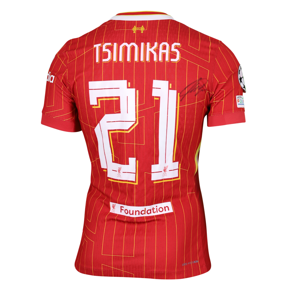 Liverpool-Trikot von Konstantinos Tsimikas