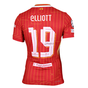 Harvey Elliot Liverpool shirt