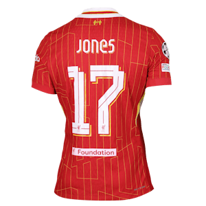 Curtis Jones Liverpool shirt