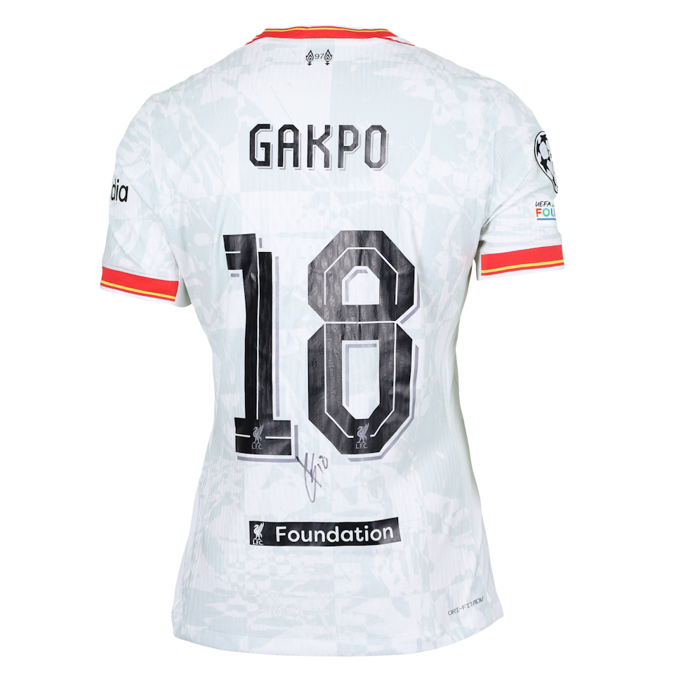 Cody Gakpo Liverpool shirt