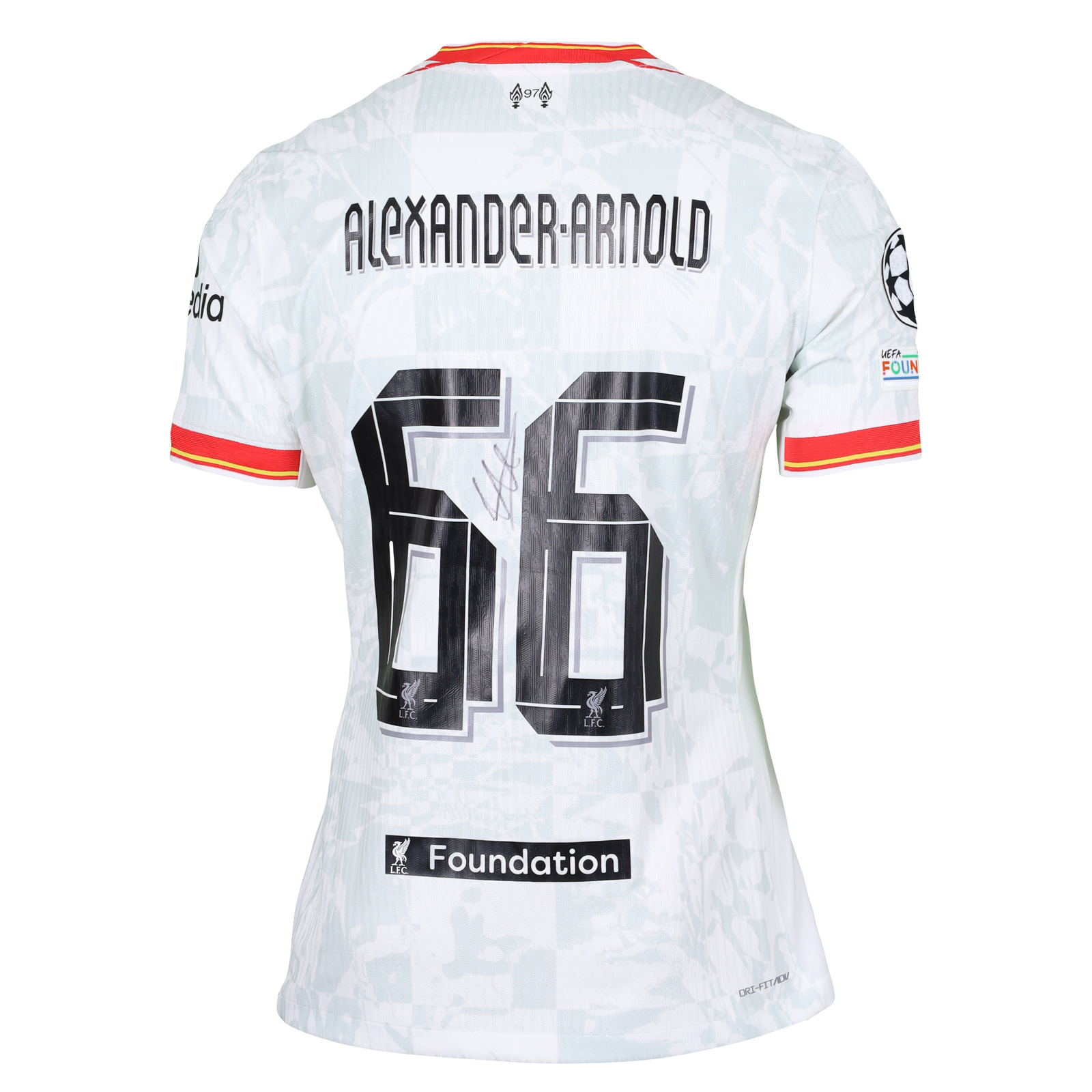 正規品　liverpool alexander arnold オーセンティック 2021-22 Liverpool Away Shirt Alexander-Arnold #66 - 8/10 - (XL)