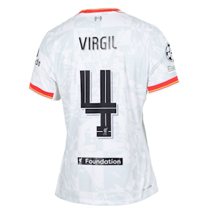Virgil van Dijk Liverpool shirt