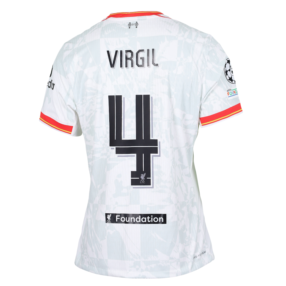 Virgil van Dijk Liverpool shirt