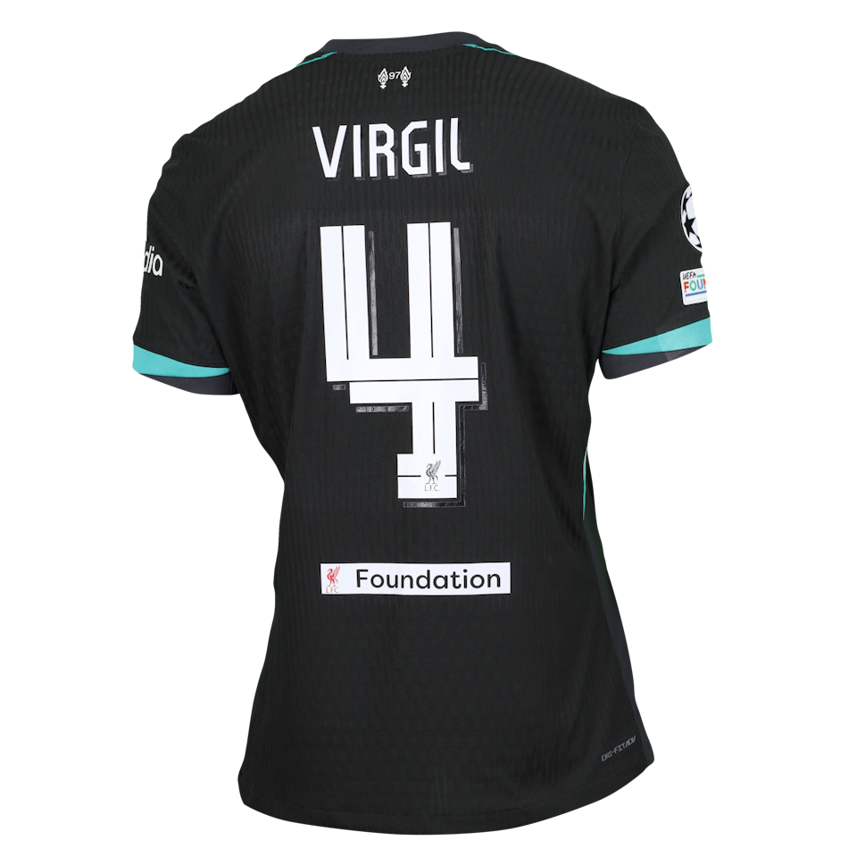 Virgil van Dijk Liverpool shirt