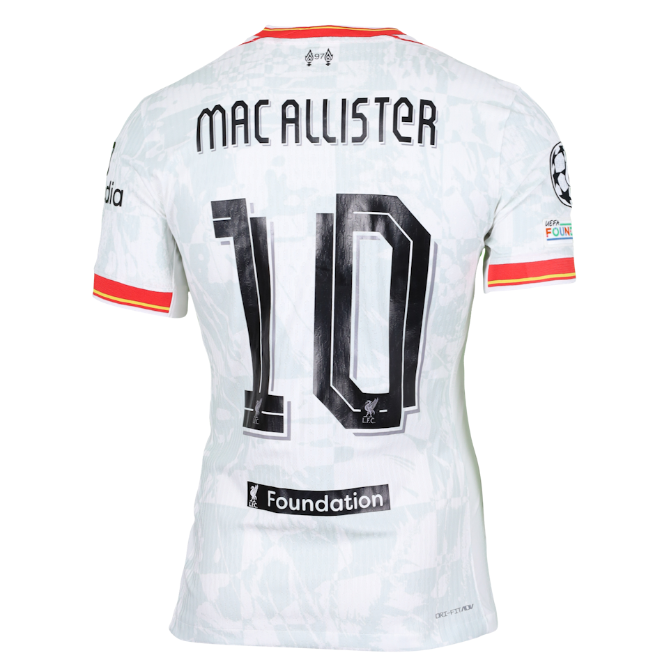Alexis Mac Allister Liverpool shirt