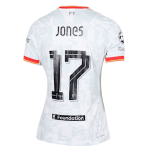 Curtis Jones Liverpool shirt