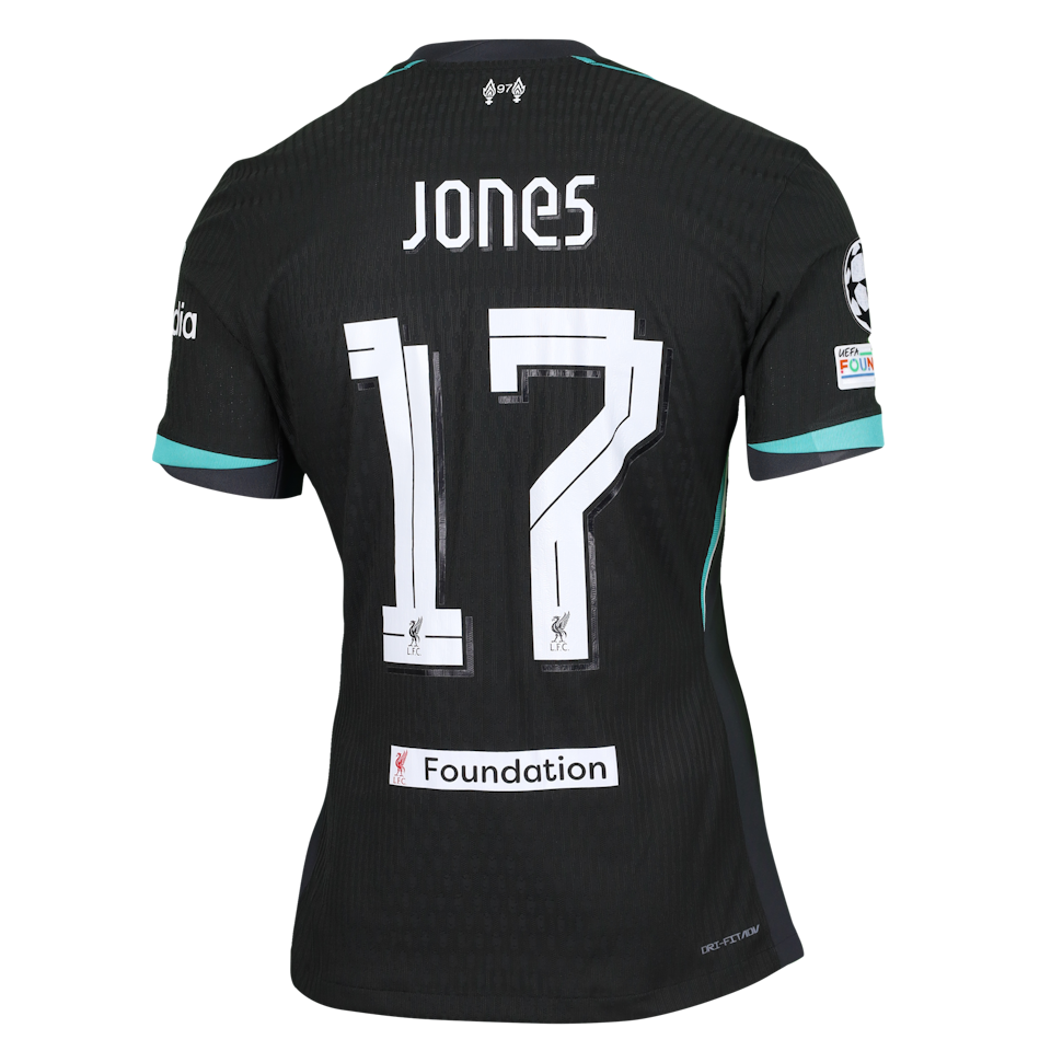 Curtis Jones Liverpool shirt