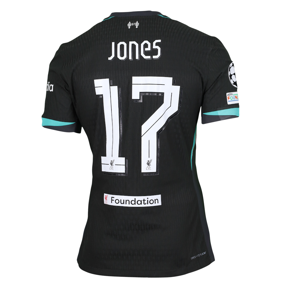 Curtis Jones Liverpool shirt