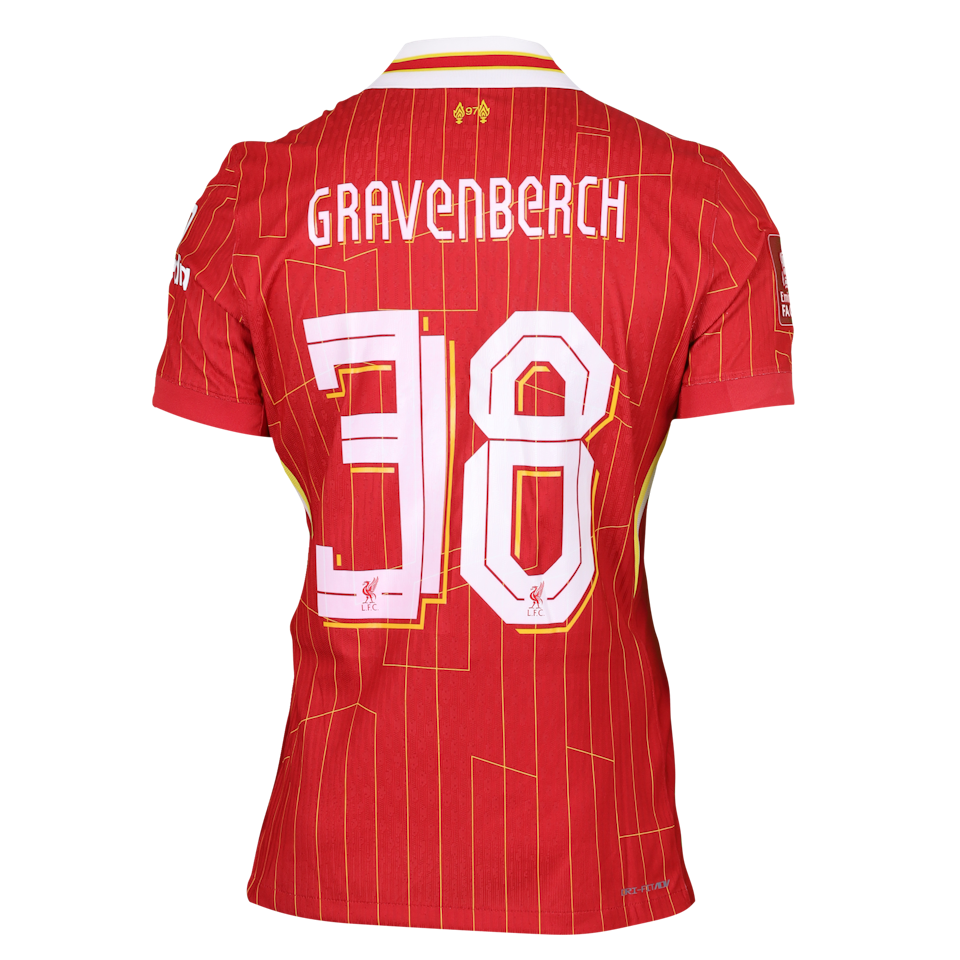 Ryan Gravenberch Liverpool shirt