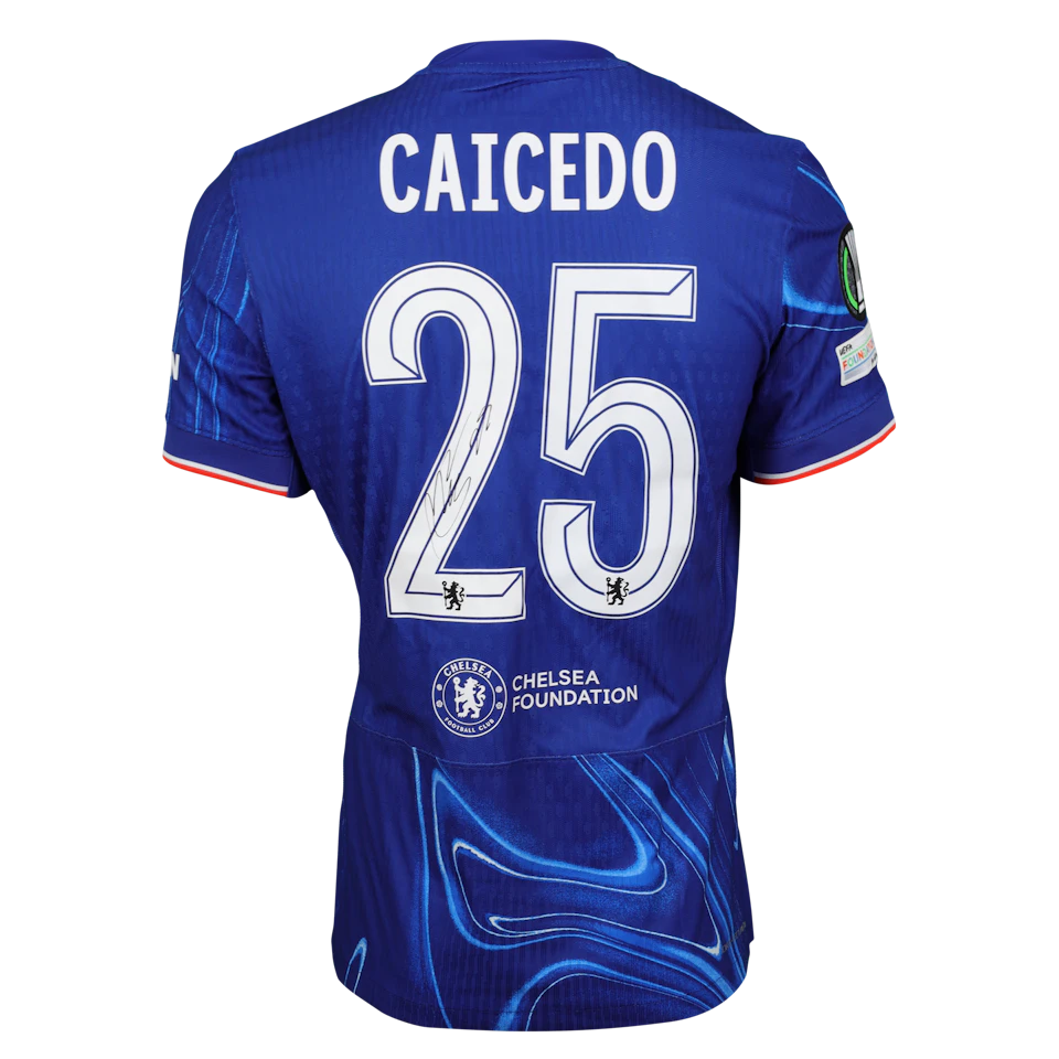Camiseta Moisés Caicedo Chelsea